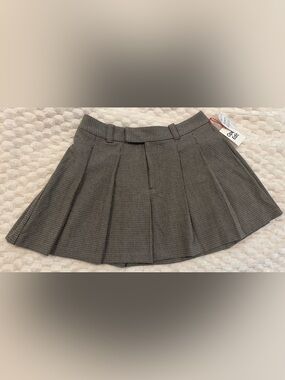 NWT Open Edit Plaid Mini Skirt size S